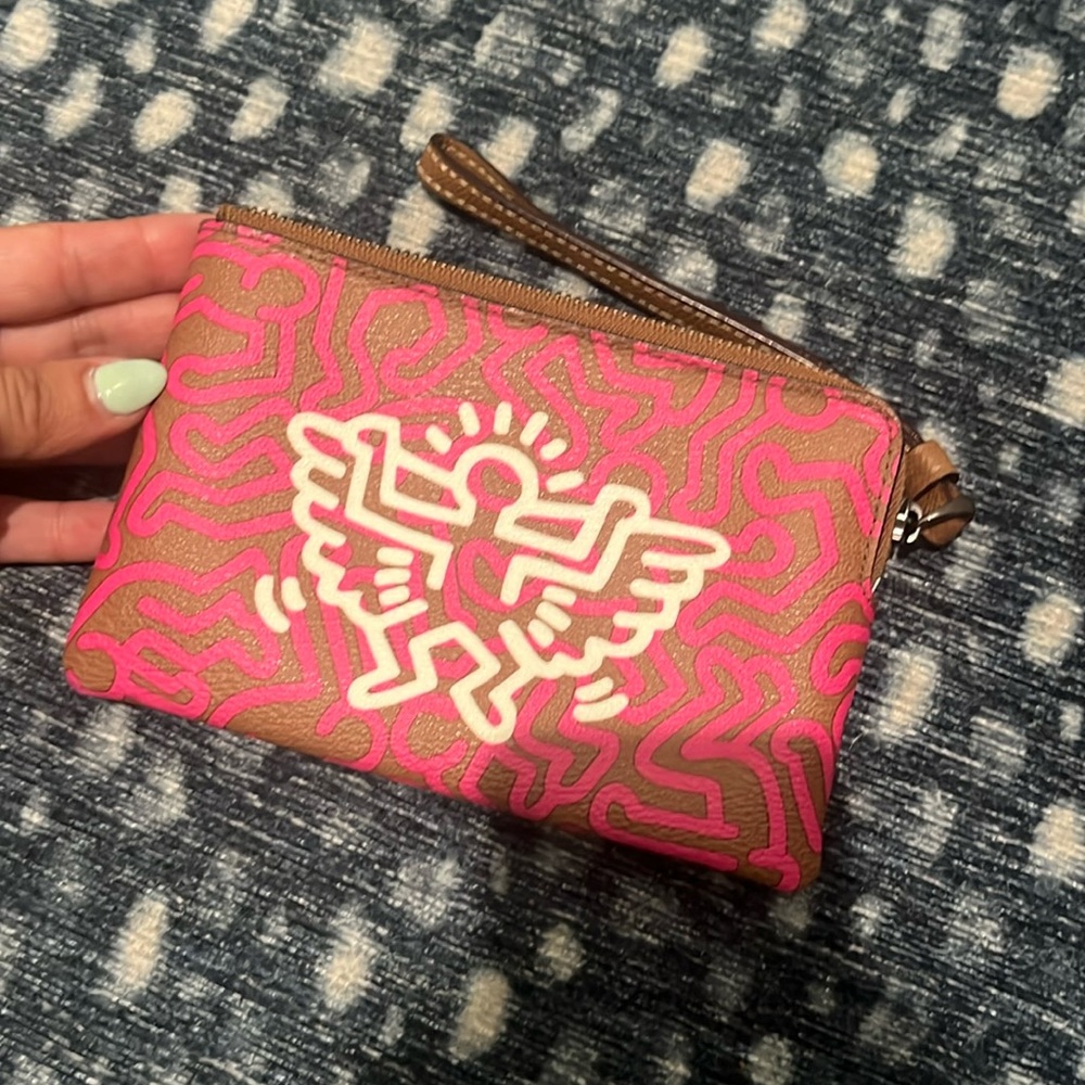 Coach wallet, coin purse, wristlet, new